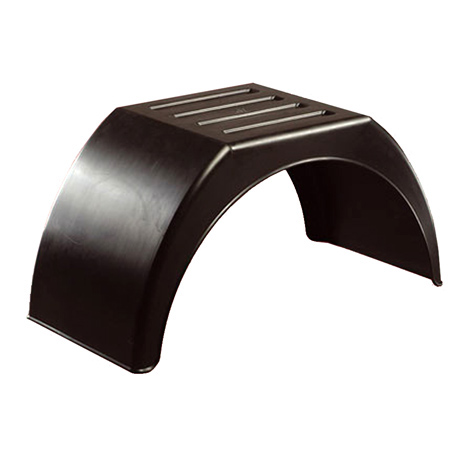 Mudguard with flat surface - plastic